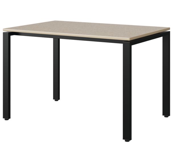 Table Malibu 120x80 strat isoson chant s/moulé monobloc-Manutan Expert
