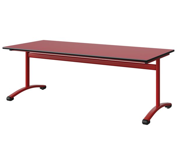 Table Malibu 180x80 cm -DL- stratifié chant surmoulé - Manutan Expert