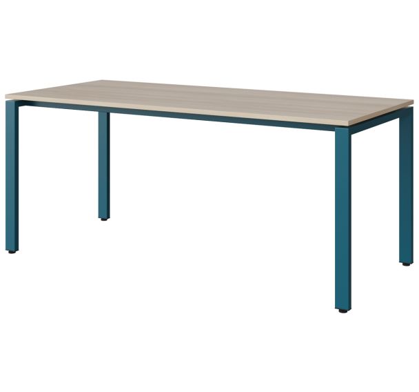 Table Malibu 180x80 pieds soudés stratifié chant ABS - Manutan Expert