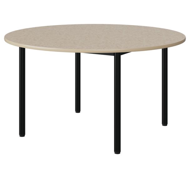 Table Malibu Ø 120cm stratifié isoson chant surmoulé - Manutan Expert