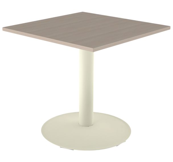 Table Mano 80 x 80 cm T6 plateau stratifié ABS - Mobidecor