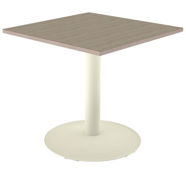 Table Mano 80 x 80 cm T6 plateau stratifié alaisé - Mobidecor