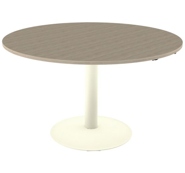 Table Mano ronde hauteur réglable plateau stratifié ABS - Mobidecor