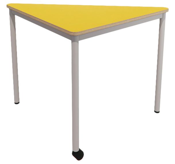 Table Multiflex triangle 80x80x113cm H.72 piètement gris - Vanerum
