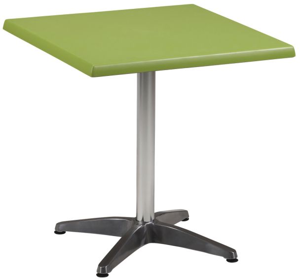 Table Pep's 70 x 70 cm plateau pistache