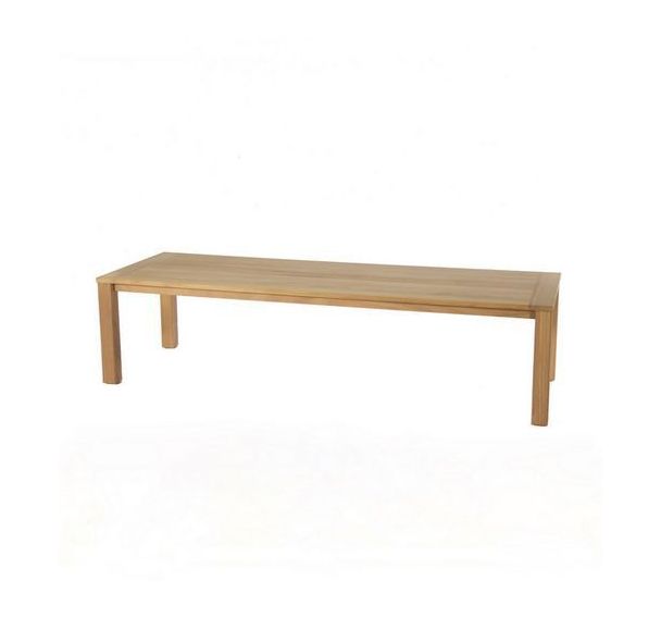 Table Petra rectangulaire - plateau piètement Iroko