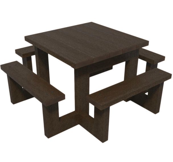 Table Pim-pom plastique recyclé - Espace Urbain