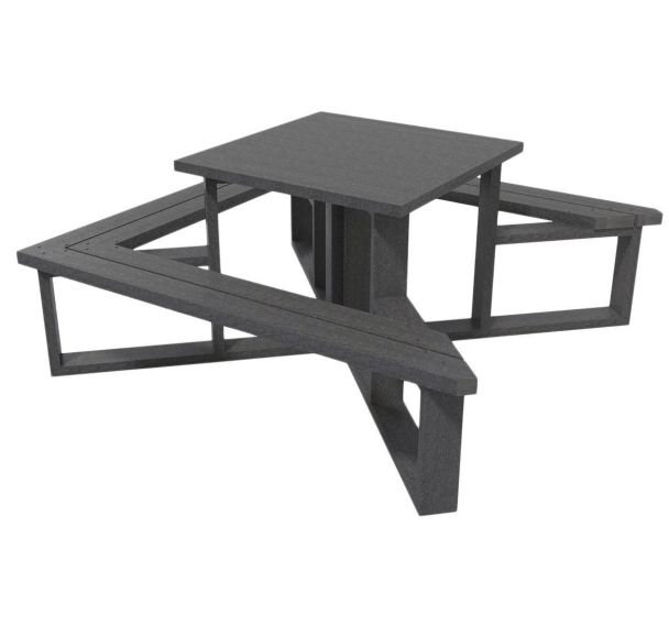 Table Station PMR plastique recyclé - Espace Urbain