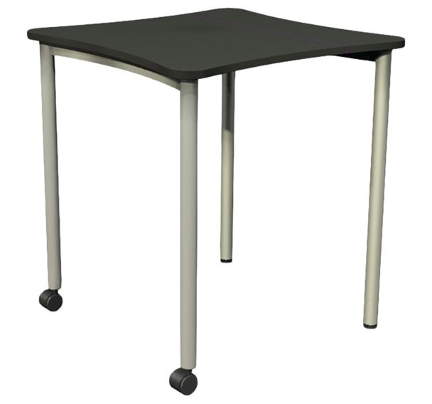 Table T6 à roulettes Daisy connect D pied gris - Vanerum