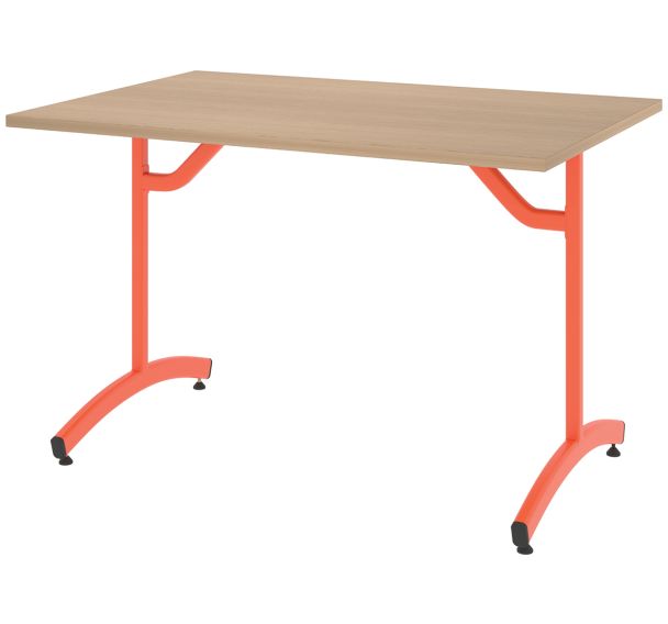 Table Tim 160 x 80 cm dégagement latéral plateau stratifié ABS - Rodet