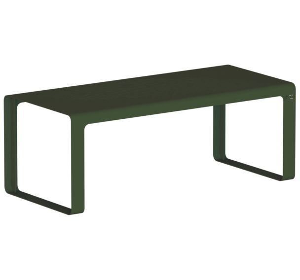 Table Zigzag 200 x 90 cm acier - Tolerie Forezienne