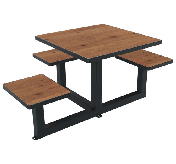 Table bancs ORPIN PMR bois/métal - Buton Design