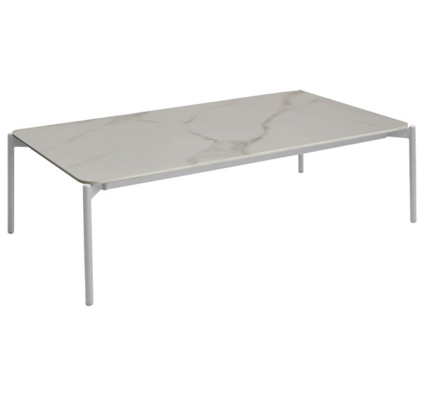 Table basse AMBIANCE céramique/alu - Proloisirs