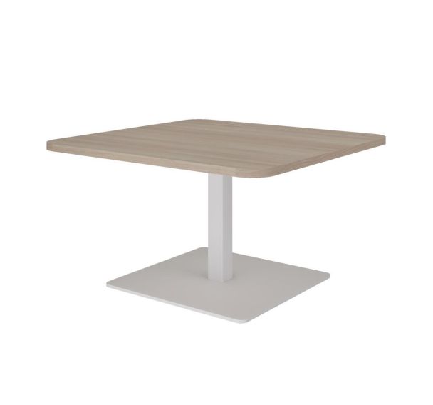 Table basse carrée pied central CLISSON - Enond Mobilier