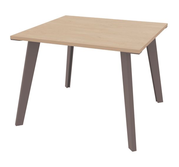Table carrée Stelly 4 pieds métal 120x120-Simmob