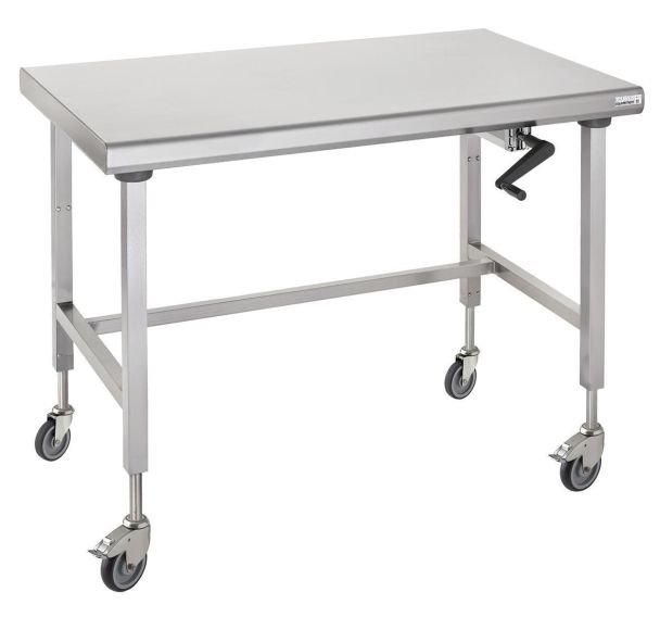 Table centrale roues hauteur réglable Ergonomix - Tournus Equipement