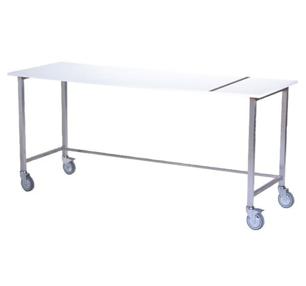 Table de pliage mobile 2 plateaux - Sclessin Fonction Linge
