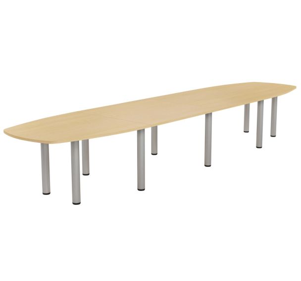 Table réunion Elga plateau stratifié pied tulipe - MBA