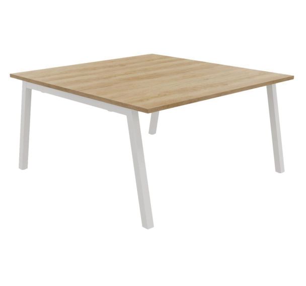 Table réunion carrée 4 pieds Partage-Buronomic