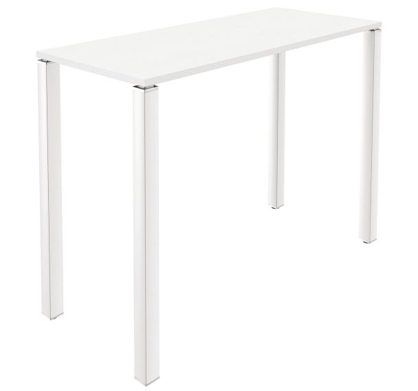 Table réunion haute 120x80 Lounge 4 pieds - Simmob