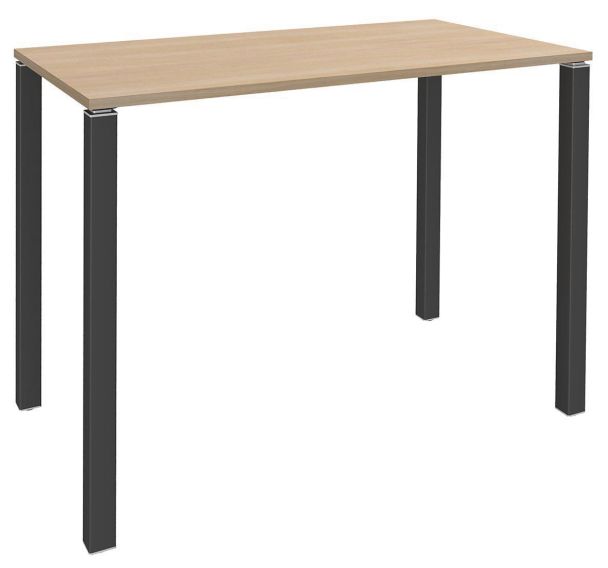 Table réunion haute 140x60 Lounge 4 pieds - Simmob