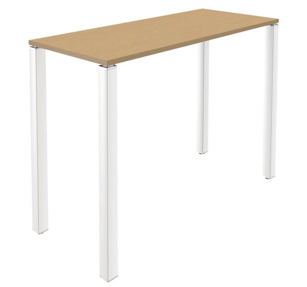 Table réunion haute 80x80 Lounge 4 pieds - Simmob