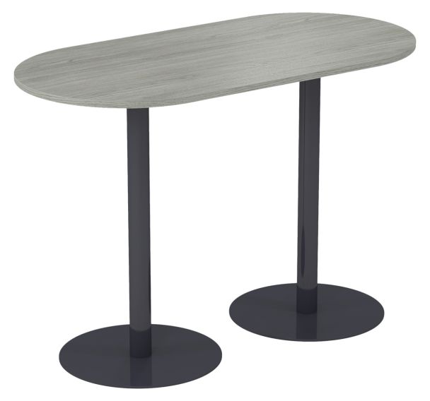 Table de réunion haute Lila oblong 2 pieds - MBA