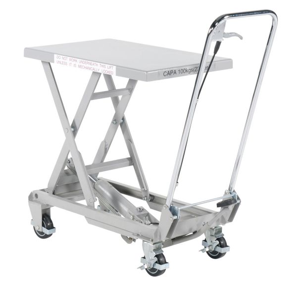 Table élévatrice aluminium simple ciseaux - 100 kg - FIMM