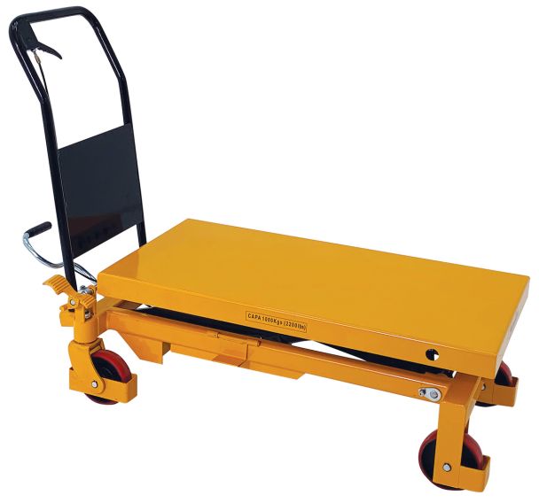 Table élévatrice manuelle capacité 1000 kg