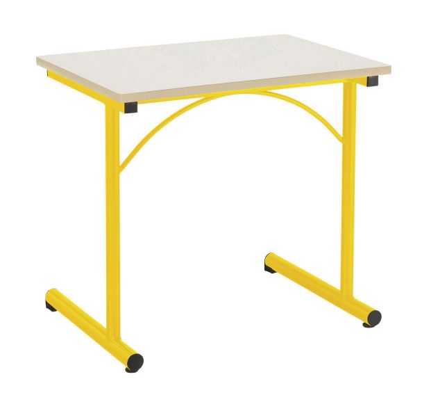Table scolaire fixe Atlas II T3 à T6 chants plaqués - Manutan Expert