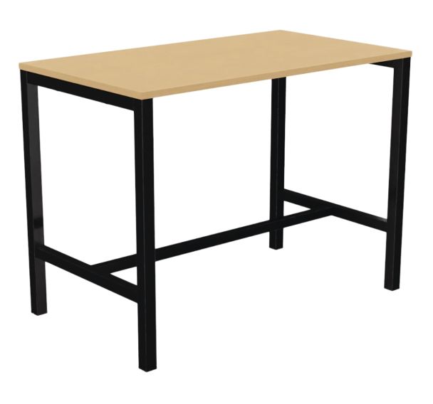 Table haute Astro 140 x 80 cm pied métal - Buronomic
