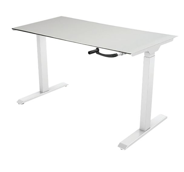 Table hauteur variable man.rét.2000x700x685-1165 PLT HPL-Sclessin