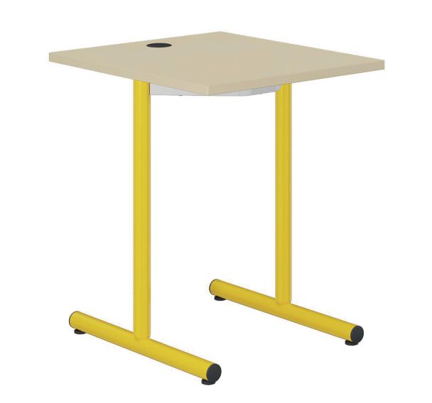 Table info Hubbe prof. 70 cm T6 mélaminé chants polypro. - Mobidecor