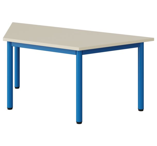 Table Atlas trapèze stratifié Beige chants alaisés - Manutan Expert
