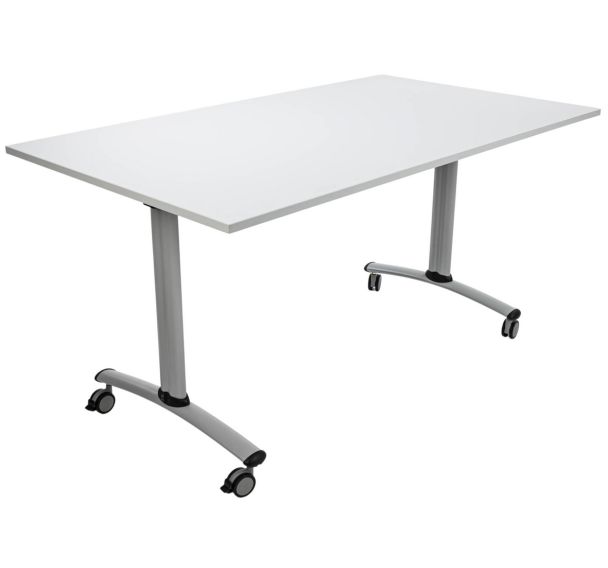 Table à roulettes rectangulaire stratifié Axe - Manutan Expert