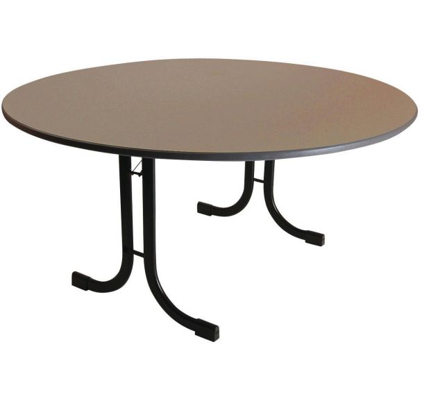 Table pliante Idéal Ø 150 cm piètement courbe - Rodet