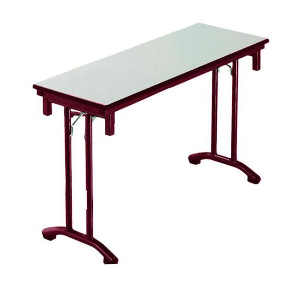 Table pliante Lyra chants surmoulés - Manutan Expert