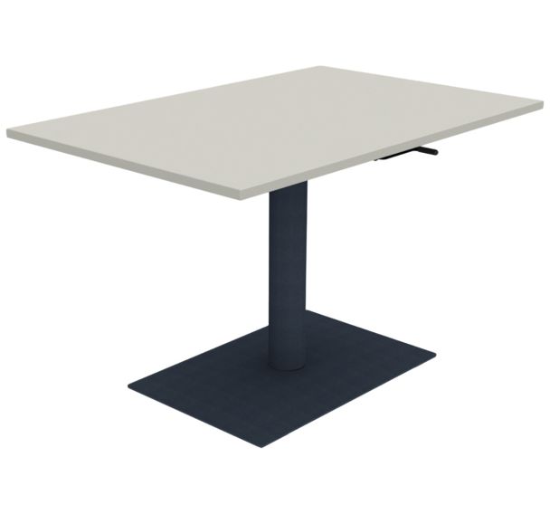 Table rectangulaire hauteur réglable plateau stratifié - Mobidecor