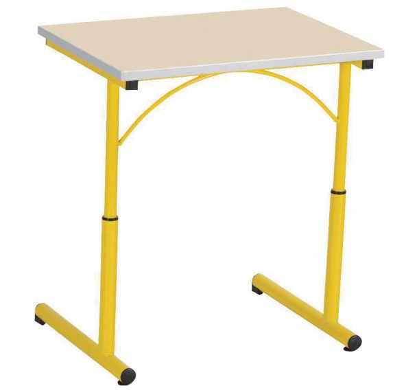 Table scolaire Atlas II réglable chants plaqués - Manutan Expert