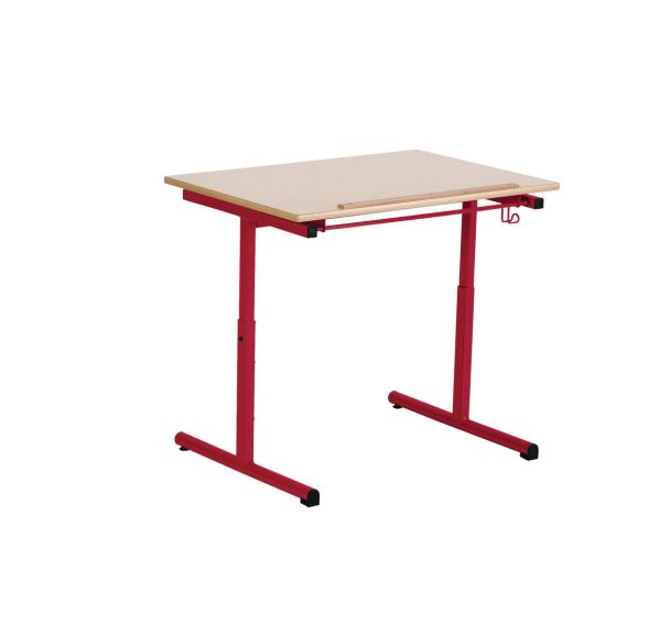 Table réglable Atlas handicapé plateau fixe - Manutan Expert