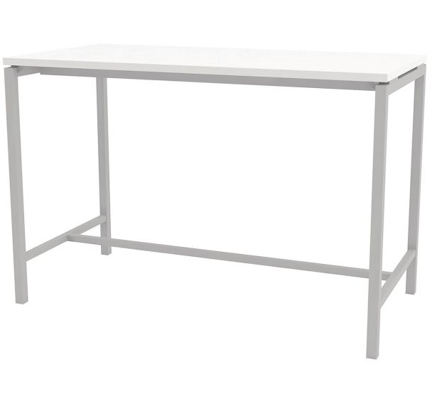 Table réunion haute Creo 160 pied alu - Quadrifoglio