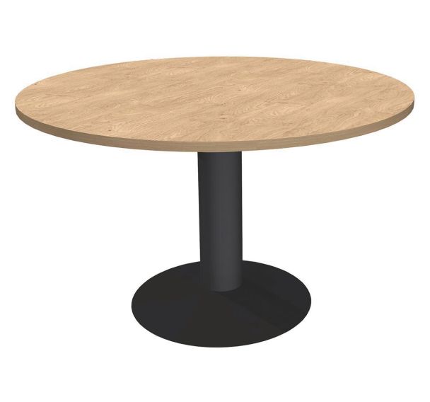 Table réunion ronde Lounge Ø 100 cm pied central - Simmob