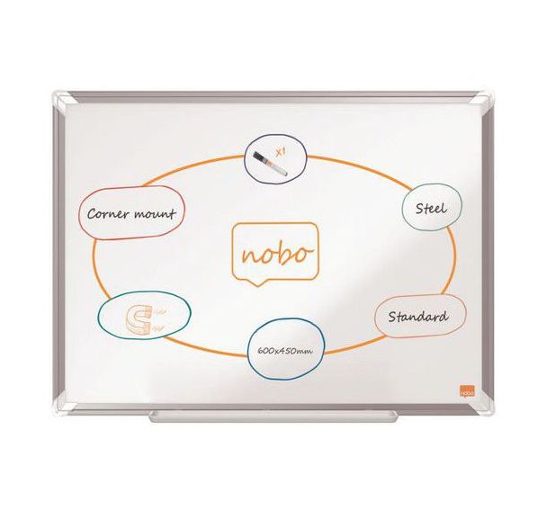 Tableau acier laqué Nano Clean - Premium Plus - Nobo
