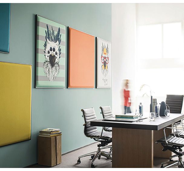 Tableau acoustique Ligne M Cadre alu 1160x1160 mm