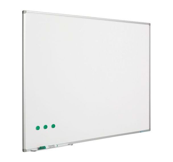 Tableau blanc Softline cadre alu émaillé blanc - Smit Visual