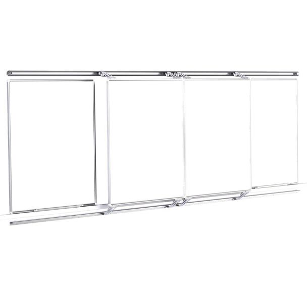 Tableau blanc composé système coulissant ENI - Vanerum