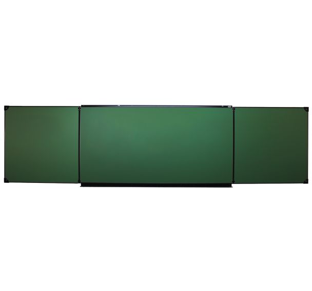 Tableau triptyque cadre aluminium noir - Ulmann
