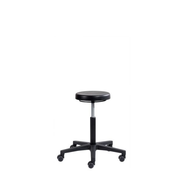 Tabouret ERGOLINE bas sur roulettes polyamide
