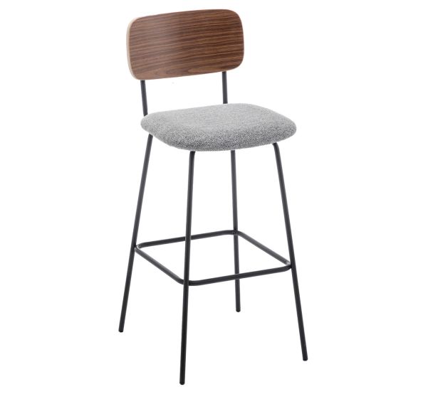 Lot de 2 tabourets Lisa pied noir - Meet by Paperflow