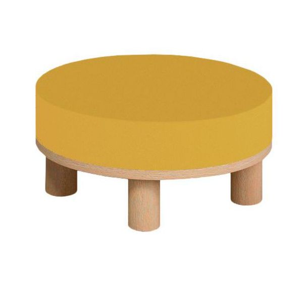 Tabouret Smartipouf assise ronde rembourrée